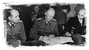 Germany surrenders to the Allies