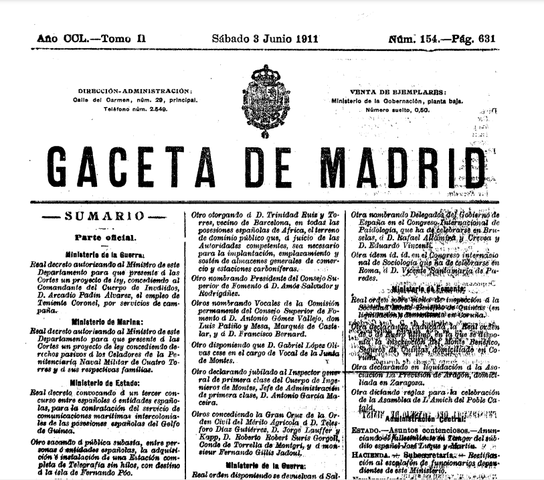 SE PUBLICAN LAS INSTRUCCIONES PARA REALIZAR LA DESAMORTIZACIÓN DE MADOZ