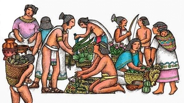 Civilizaciones antiguas y actividades comerciales.