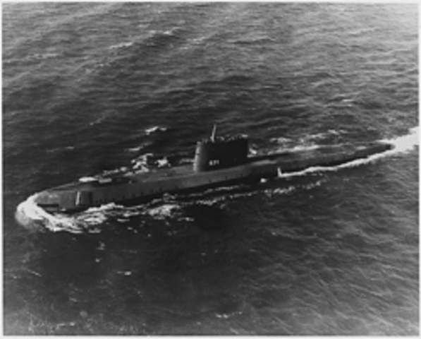 First Nuclear Submarine Launched