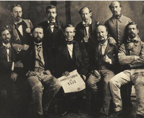 Promulgación de la Constitución de 1857