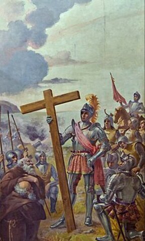 Conquista de El Hierro por Jean Bethencourt