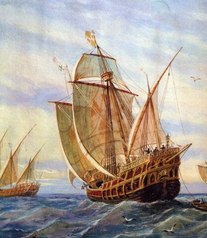 Conquista de Lanzarote por Jean Bethencourt