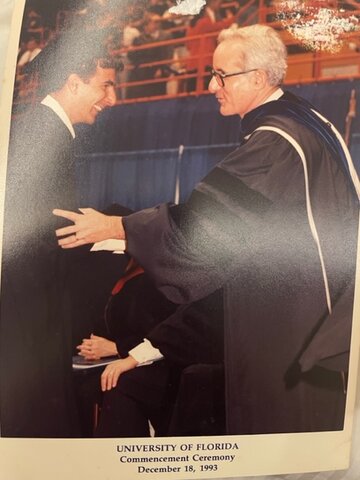 Graduacion de la universidad de mi papa