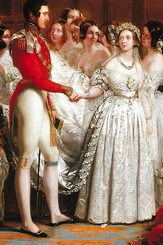 Queen Victoria marries Prince Albert