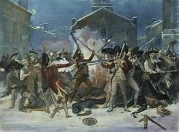 British troops shoot colonists at Boston Massacre; most Townshend Acts are repealed