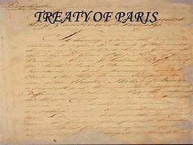 Treaty of Paris ends Revolutionary War