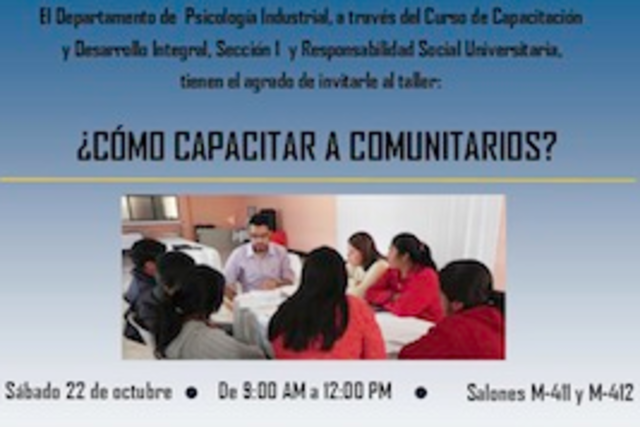 Capacitación para Capacitar