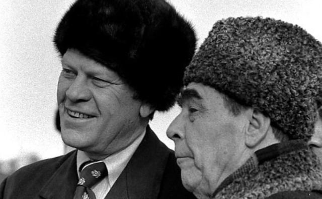 Ford meets with General Secretary of the U.S.S.R.