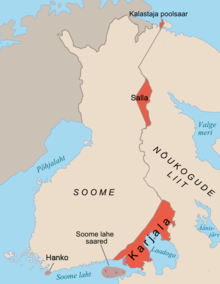 31. märtsil 1940 muudeti Karjala ANSV Karjala-Soome NSV-ks, mille koosseisu liideti ka Soomelt äravõetud alad Karjala kannasel ja Laadoga ääres.