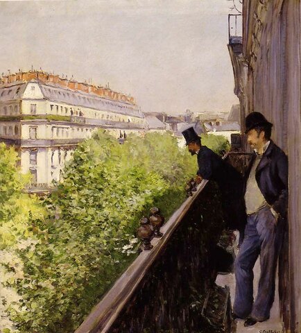 Gustave Caillebotte, Un balcon