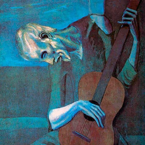 El viejo guitarrista ciego