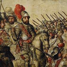 Cortes conquers the Aztec