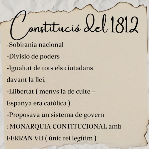 CONSTITUCIÓ 18123
