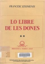 Francesc Eiximenis "Llibre de les dones"