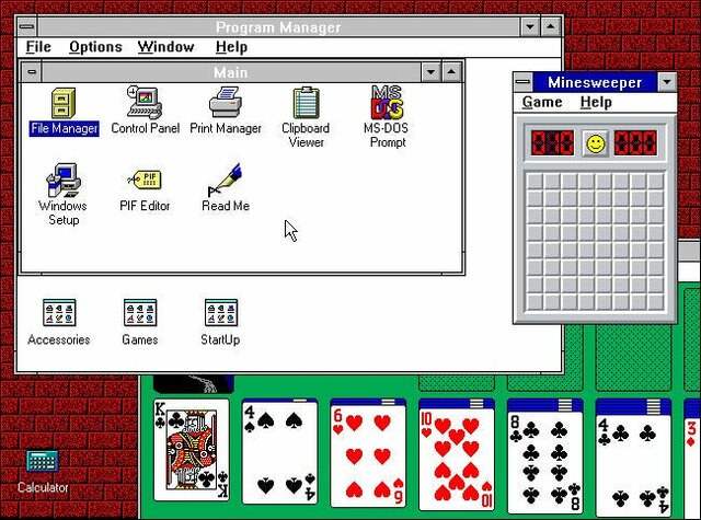 Windows para trabajo en grupo 3.11