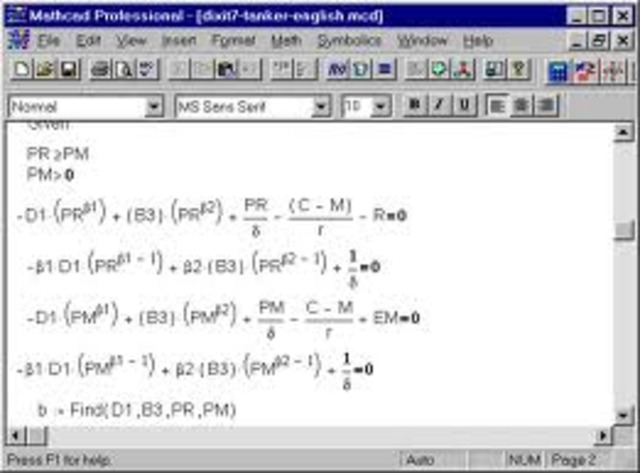 MathCad