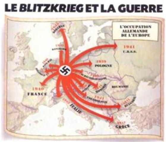 Germany conquer the Netherlands, Belgium and Luxemburg