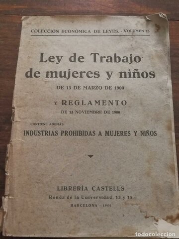 Ley de Trabajo de Mujeres y Niños