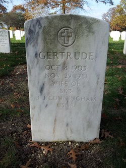 Gertrude Cunningham passes away