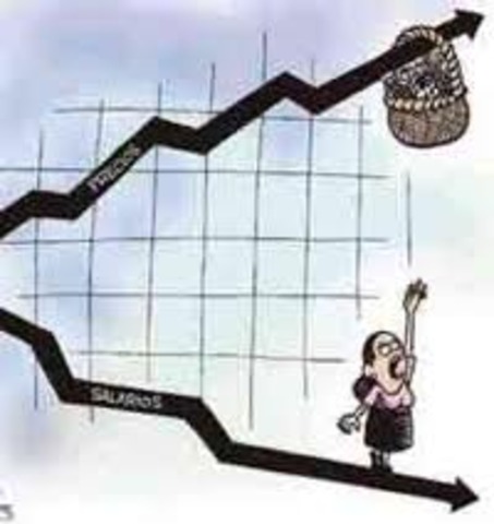 El súbito aumento de los precios de los alimentos y los combustibles ocasionó una rápida escalada de la inflación general tanto en los países de ingreso alto como en las naciones en desarrollo.