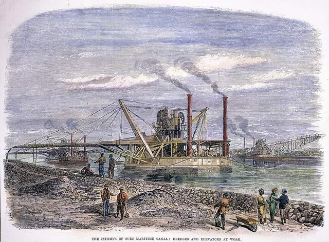 Suez Canal Built