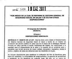 Sistema general de seguridad social en salud