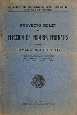 Ley para la eleccion de los poderes federales