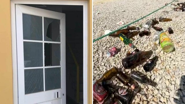 Jovens vandalizam praias e ruas e casas no alentejo