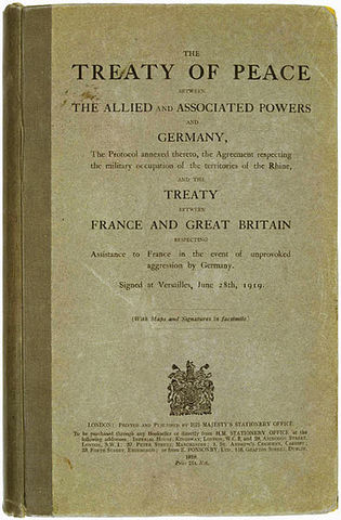 Treaty of Versailles signed