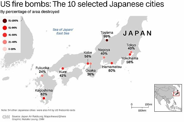 Firebombing Japan