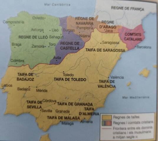 La península ibèrica a mitjan segle XI