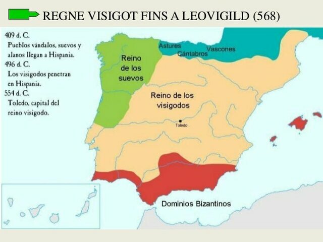 Toledo es converteix en capital del regne visigòtic