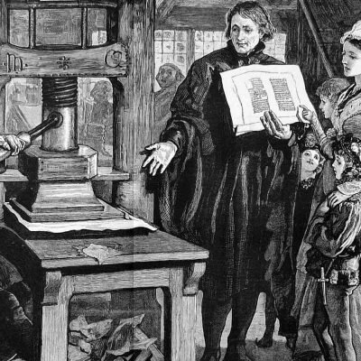 Timeline: Revolución de la imprenta en la Democratizacion de la cultura