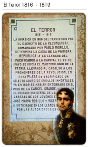 Pablo Morillo Reconquista el Territorio