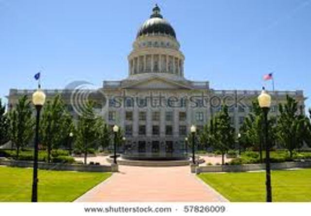 Utah State Capital is complete