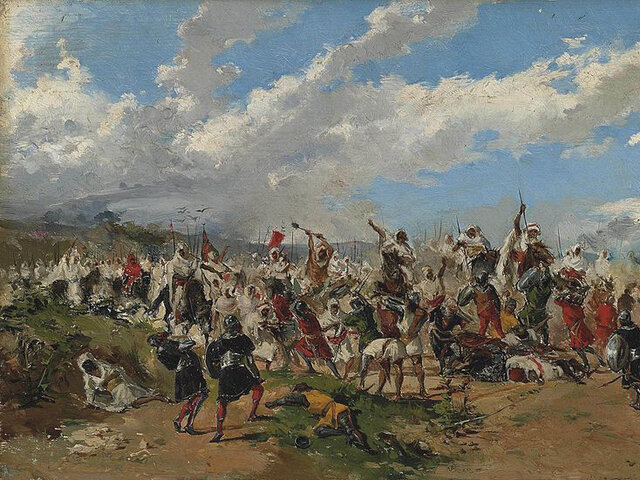 Invasión musulmana. Fin del imperio visigodo de Toledo