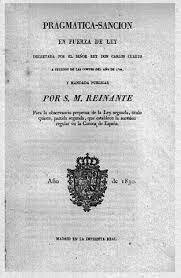 Pragmática Sanción