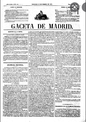 Amadeu I renuncia al tron