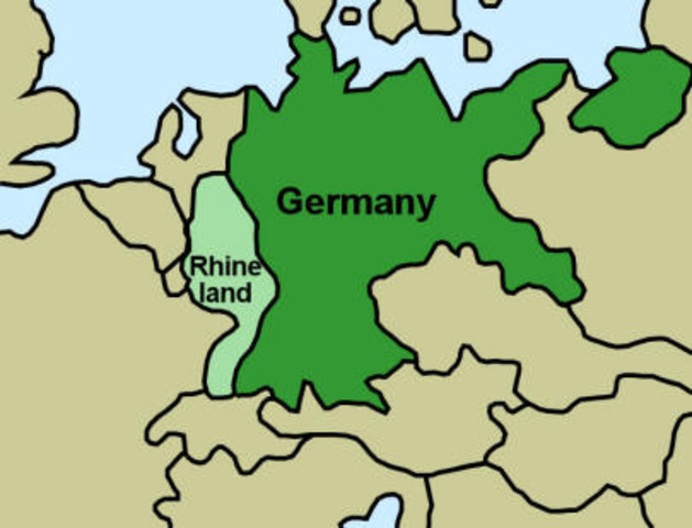 Hitler remilitarized the Rhineland
