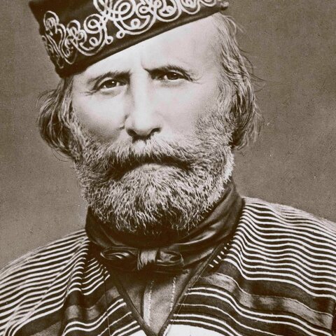 Garibaldi, the "hero of the red shirt," becomes a member of Italian parliament