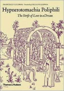 "El sueño de Polifilo", edición de Manuzio