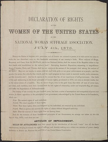 Women's Declaration of Rights