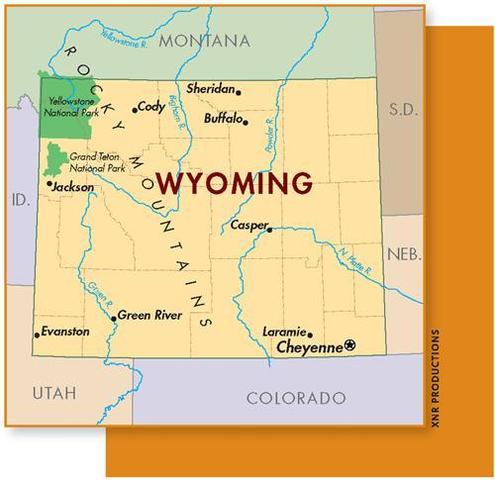 Wyoming Territory Organized