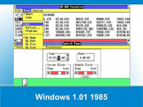 PRIMERA PUBLICACION DE WINDOWS 1985