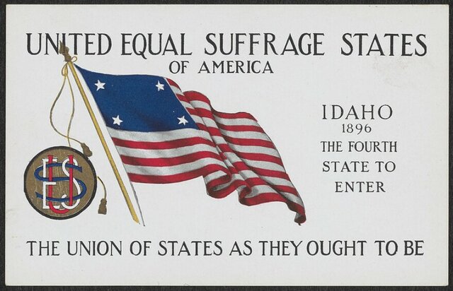 Idaho grants women the right to vote