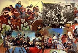 Los lombardos y los ávaros destruyen a los gépidos.