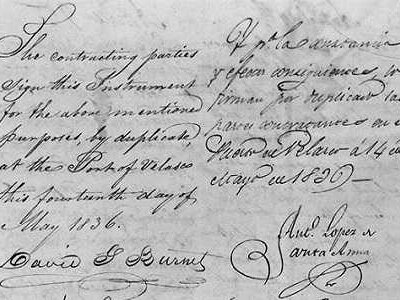 FIRMA DE LOS TRATADOS DE VELASCO