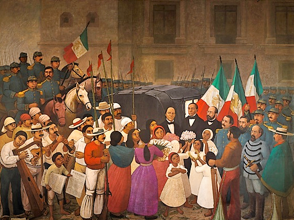 ENTRADA TRIUNFAL DE BENITO JUÁREZ