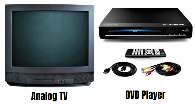 Analog TV & DVD Player